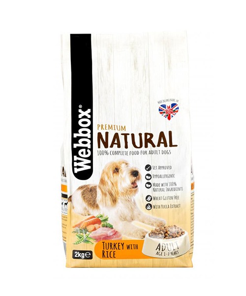 box Naturals Turkey & Rice Complete Dry Dog Food box