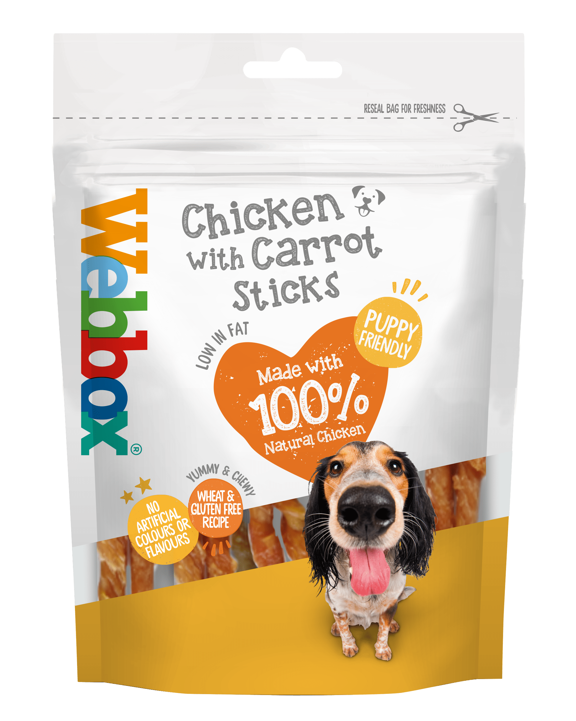 Webbox Chewy Chicken with Carrot Sticks Dog Treats Webbox