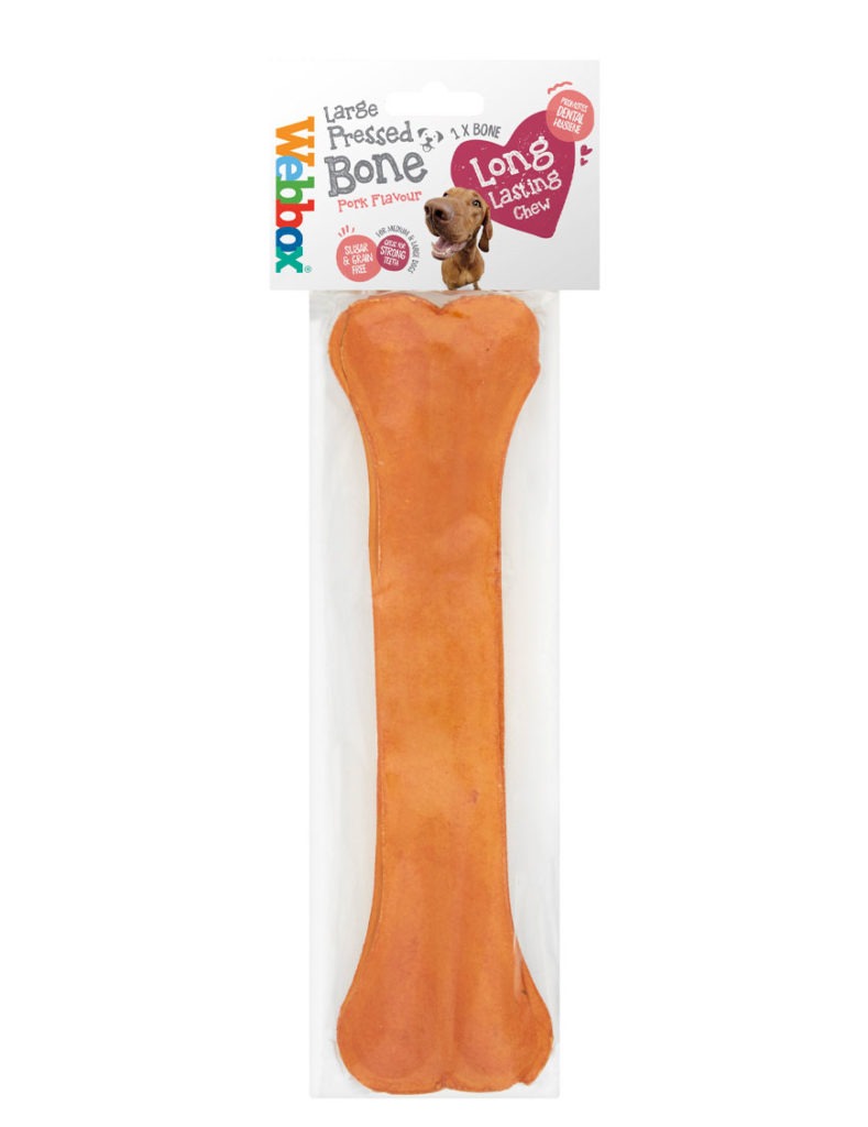 Webbox Hide Pressed Pork Bone Dog Treats Webbox