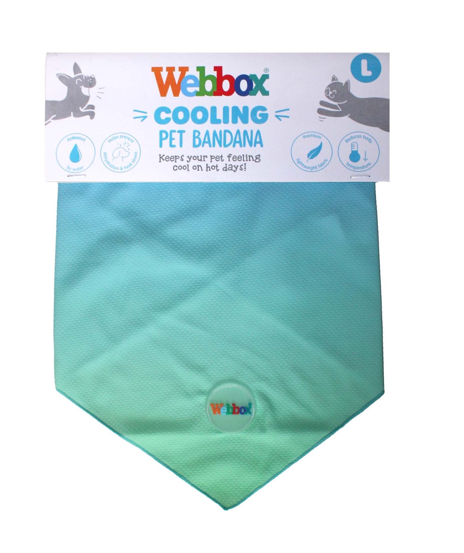 Webbox Cooling Pet Bandanas for Dogs or Cats