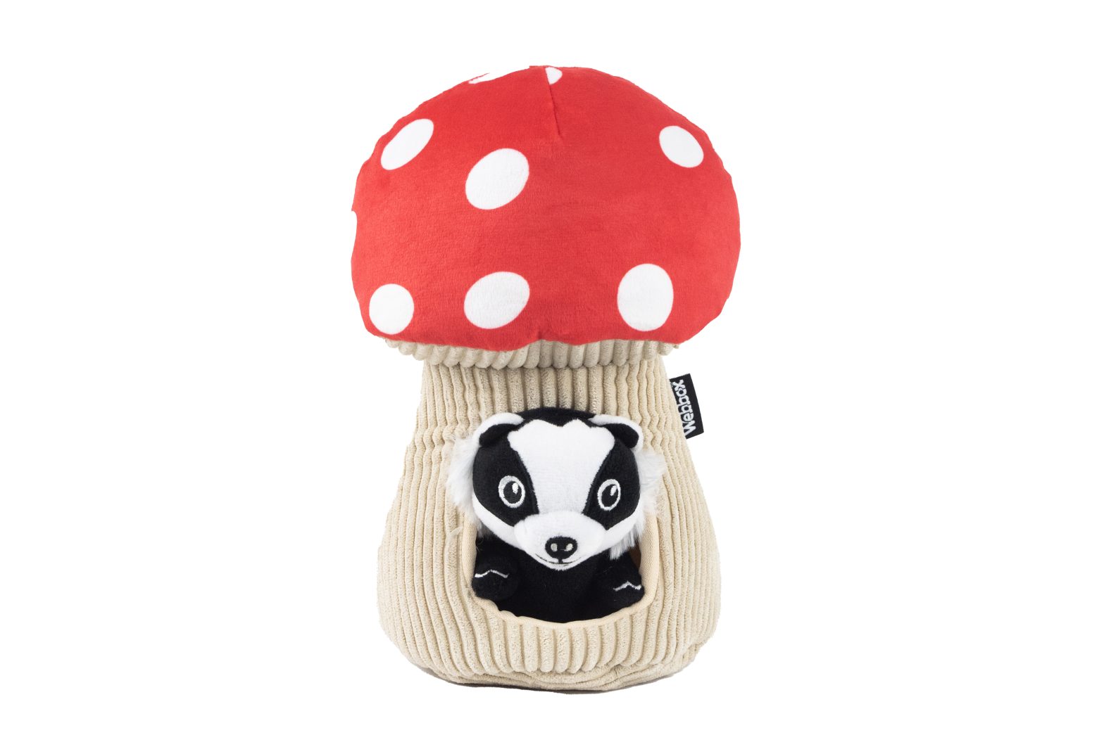 Webbox Interactive Badger & Mushroom House Dog Toy