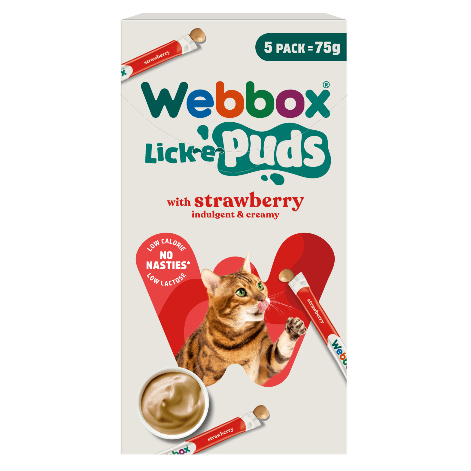 Webbox Lick-e-Puds with Strawberry